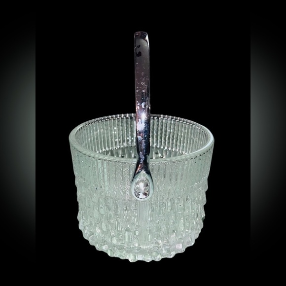 Vintage Glass Ice Bucket Excellent Condition - Picture 2 of 3